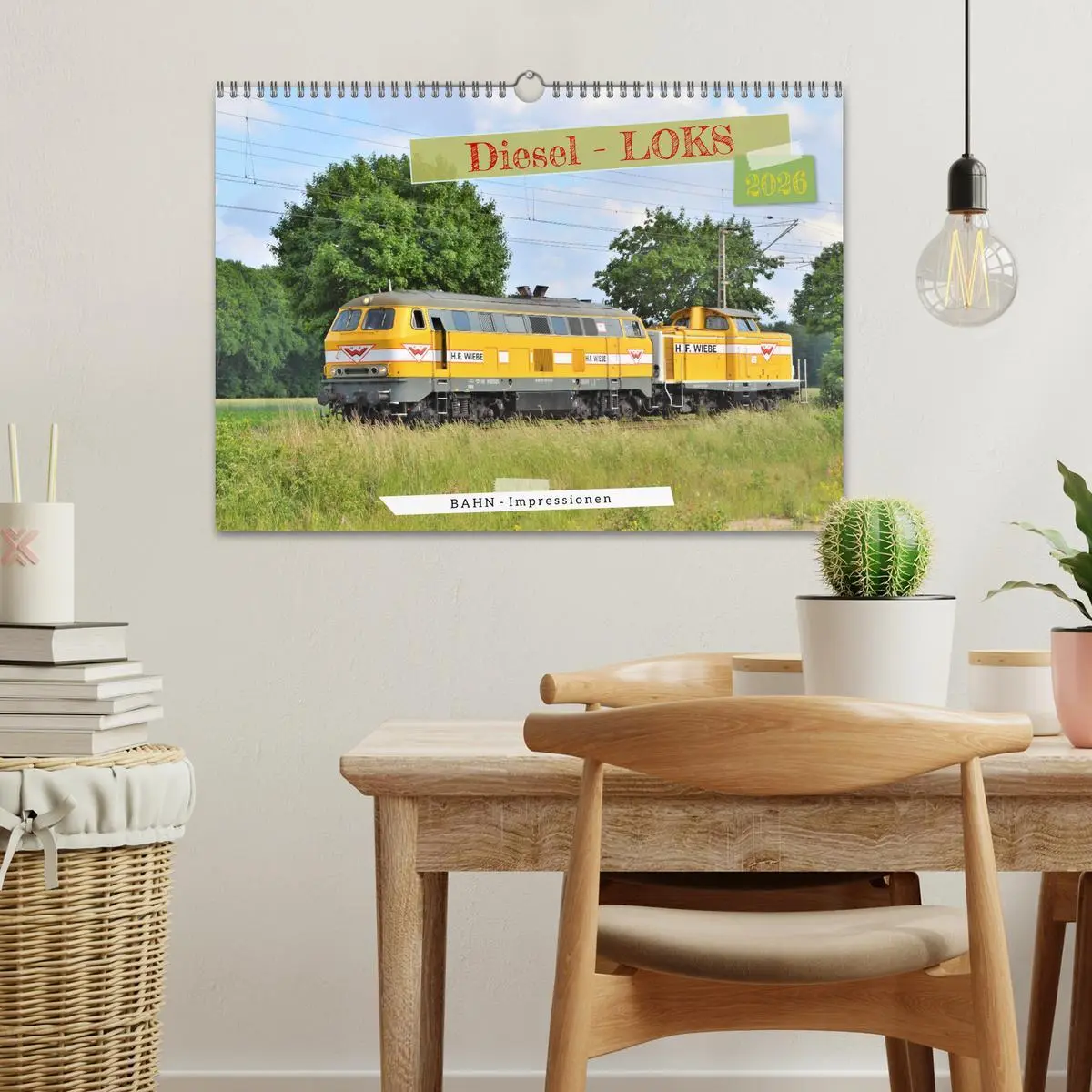 Bild: 9783457578308 | Diesel-Loks (Wandkalender 2026 DIN A3 quer), CALVENDO Monatskalender