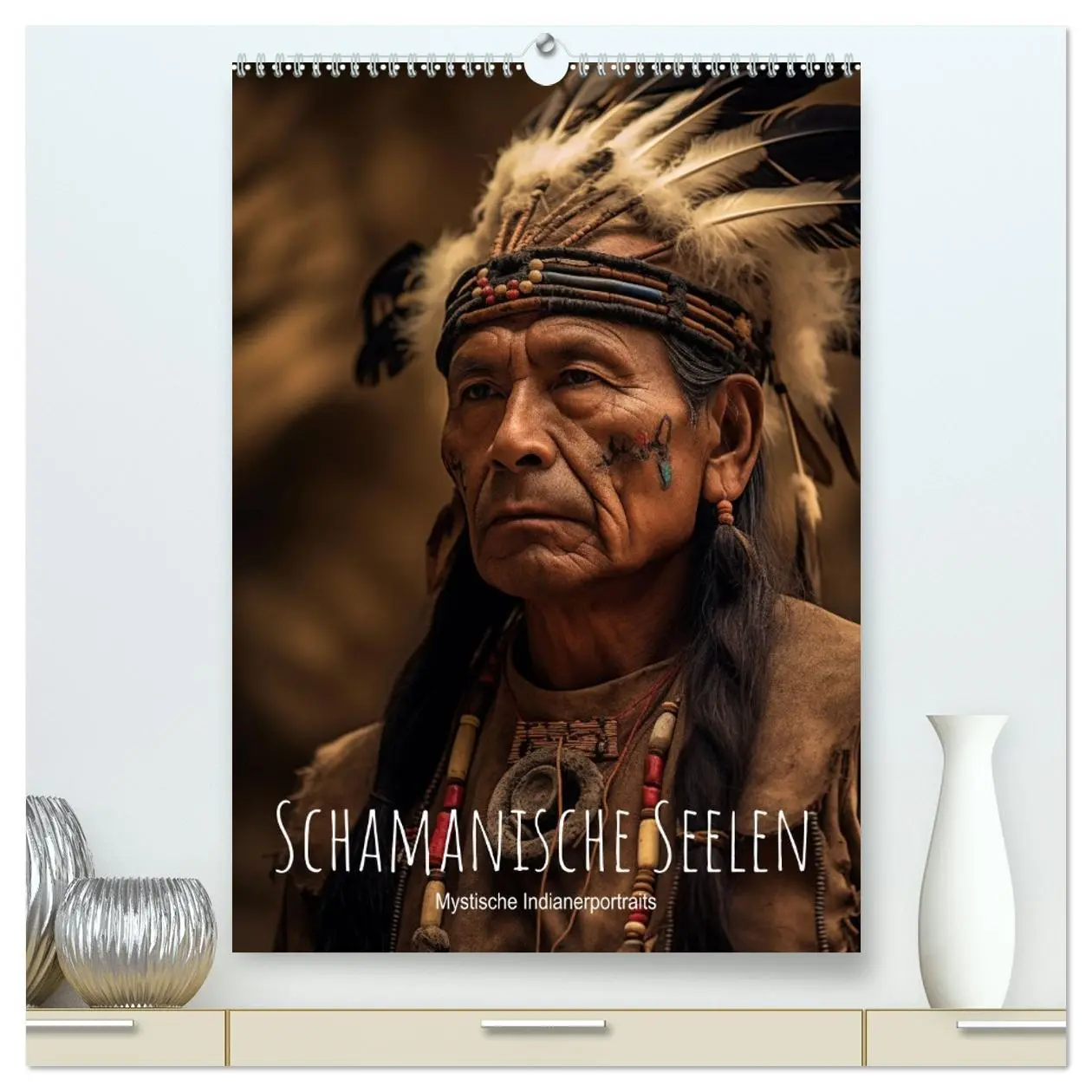 Cover: 9783516288308 | Schamanische Seelen: Mystische Indianerportraits (hochwertiger...