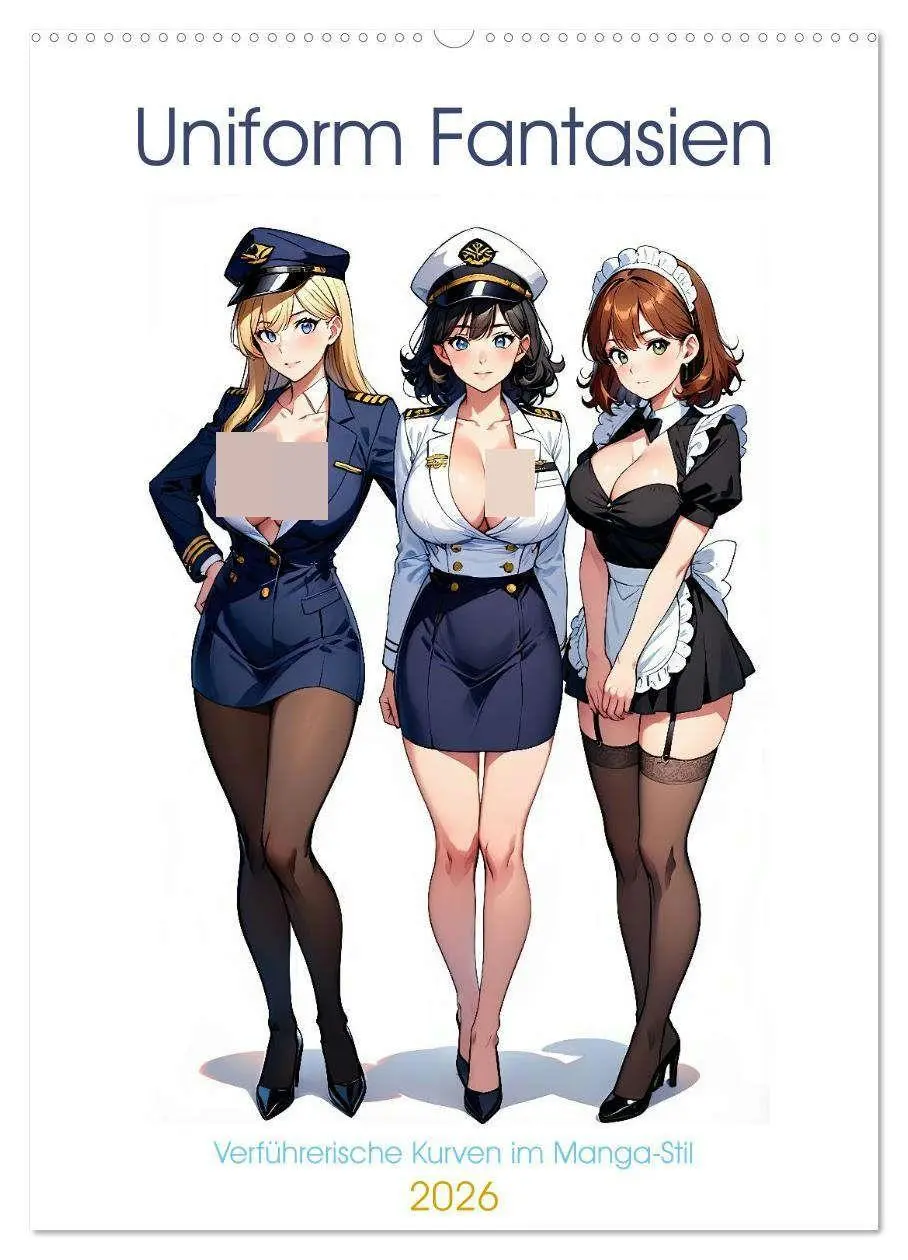 Cover: 9783516668308 | Uniform Fantasien (Wandkalender 2026 DIN A2 hoch), CALVENDO...