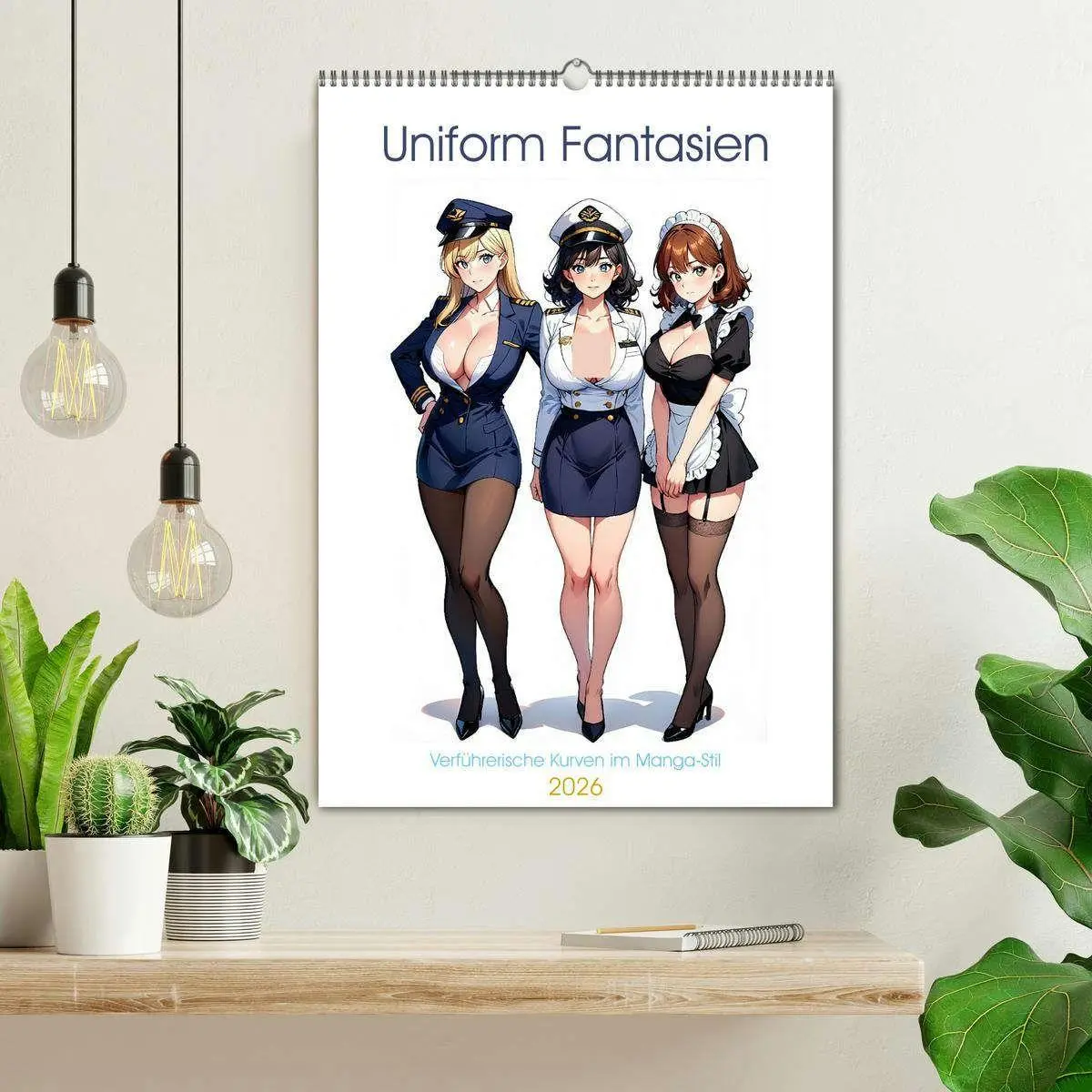 Bild: 9783516668308 | Uniform Fantasien (Wandkalender 2026 DIN A2 hoch), CALVENDO...