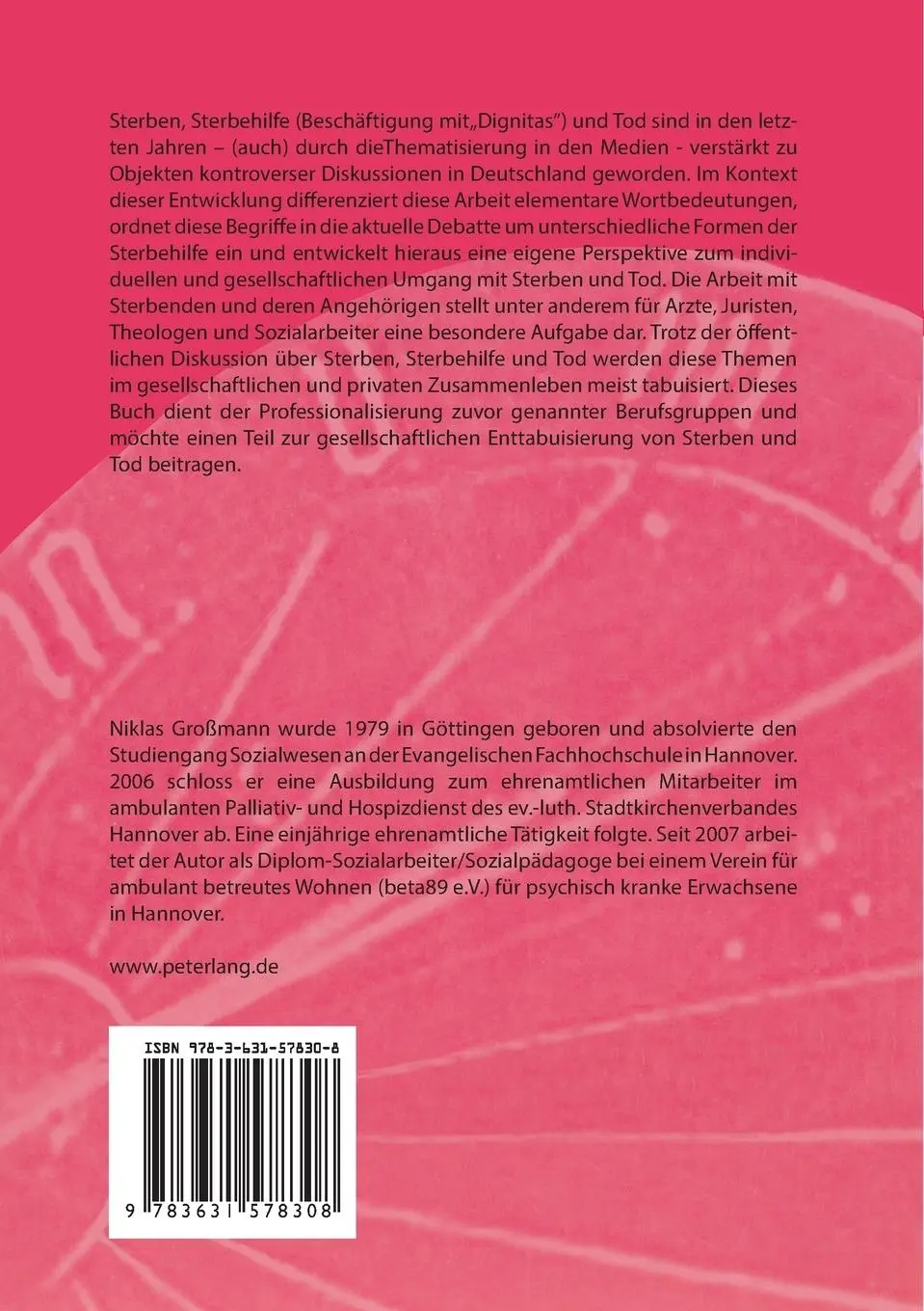Rückseite: 9783631578308 | Begrenzte Existenz | Niklas Großmann | Taschenbuch | Paperback | 2008