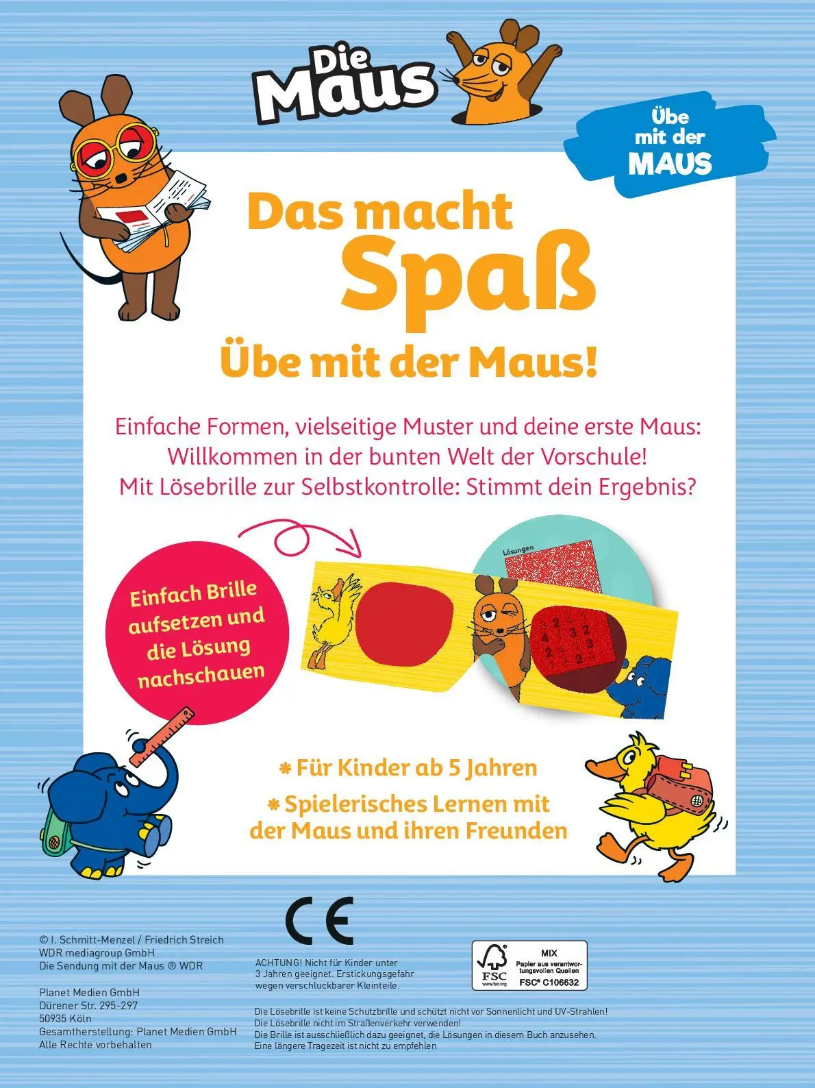 Rückseite: 9783849928308 | Die Maus . Erstes Zeichnen (Die Sendung mit der Maus) | Verlag | Buch