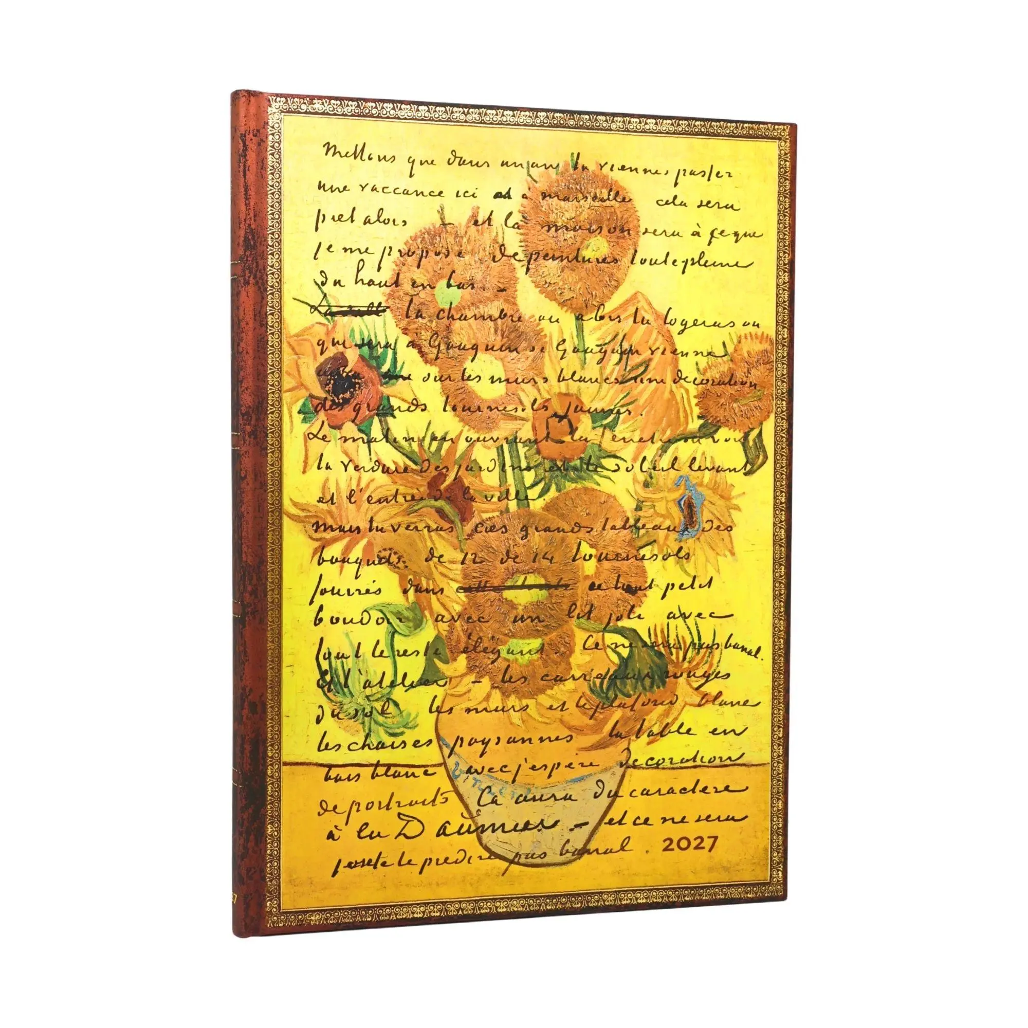 Cover: 9780349718408 | 12-Monatskalender 2027 Van Gogh, Sonnenblumen Grande Vertikal | Buch