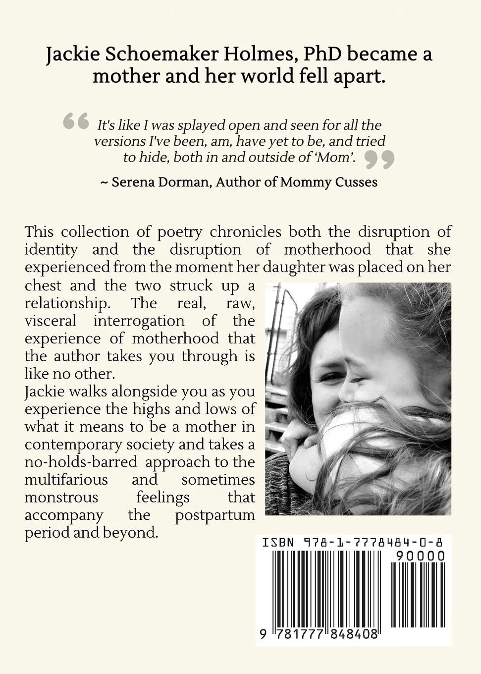 Rückseite: 9781777848408 | Eating Her Young | Poems for the Disruption of Motherhood | Holmes