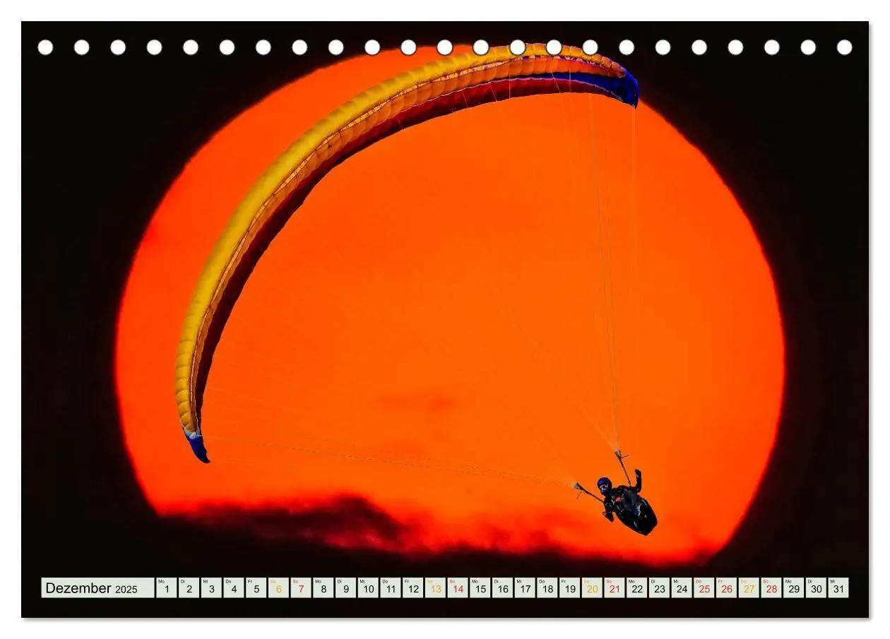 Bild: 9783435478408 | Freiheit und Abenteuer - Paragliding (Tischkalender 2025 DIN A5...