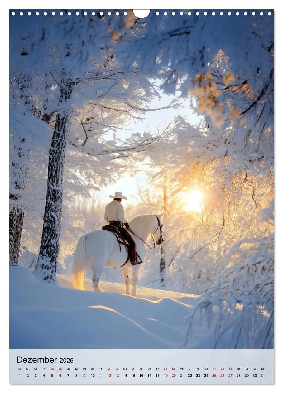 Bild: 9783457258408 | Im Einklang mit dem Pferd (Wandkalender 2026 DIN A3 hoch), CALVENDO...