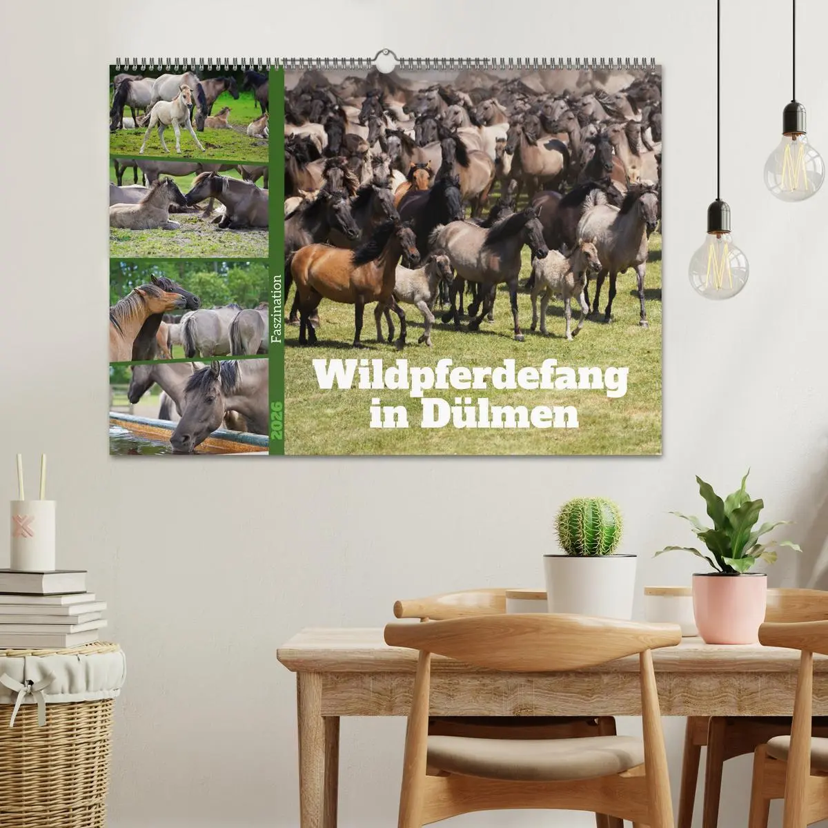 Bild: 9783457568408 | Faszination Wildpferdefang in Dülmen (Wandkalender 2026 DIN A2...
