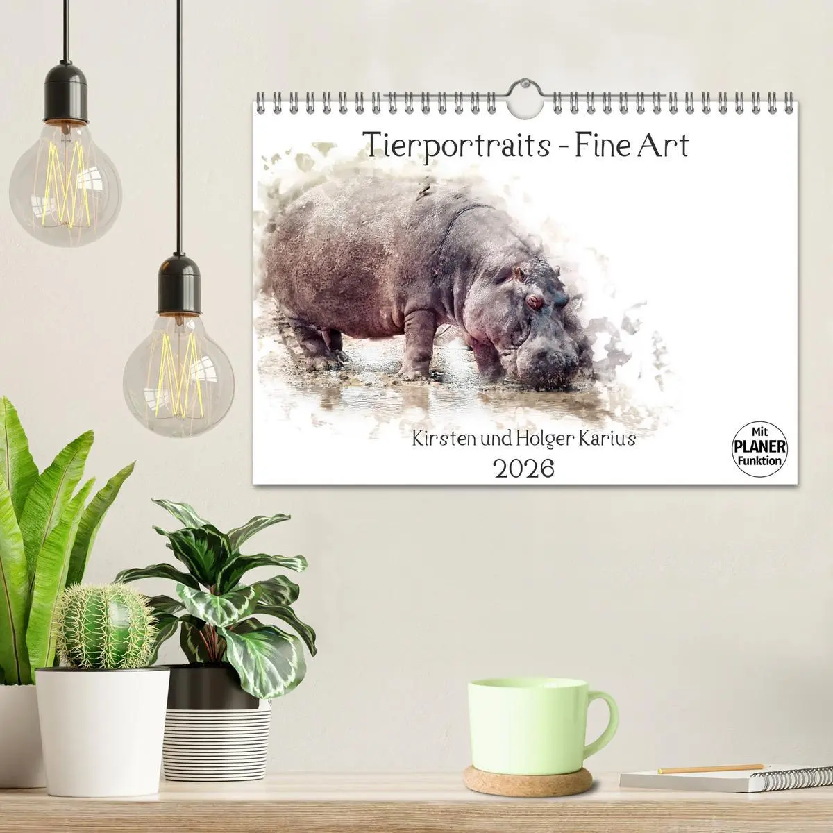 Bild: 9783457878408 | Tierportraits - Fine Art (Wandkalender 2026 DIN A4 quer), CALVENDO...