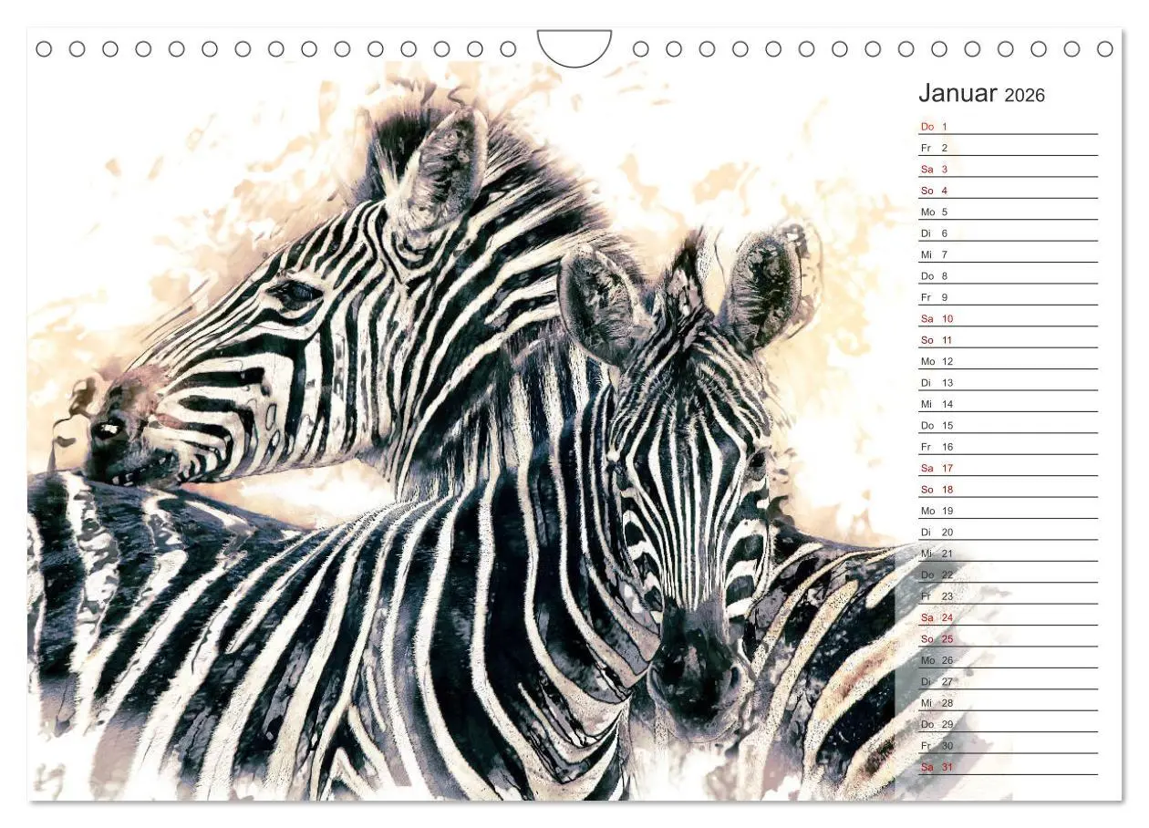Bild: 9783457878408 | Tierportraits - Fine Art (Wandkalender 2026 DIN A4 quer), CALVENDO...
