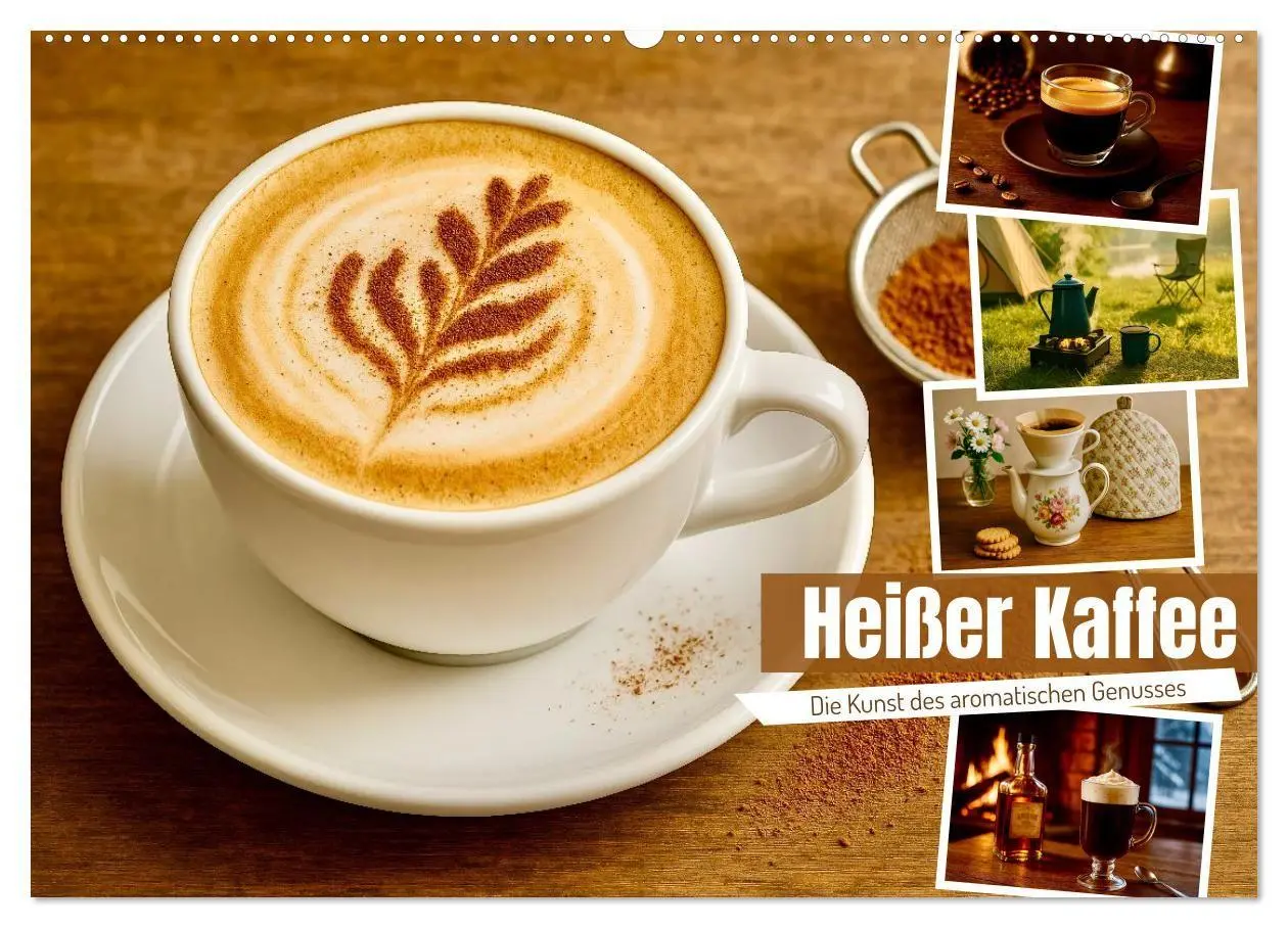 Cover: 9783516658408 | Heißer Kaffee (Wandkalender 2026 DIN A2 quer), CALVENDO Monatskalender