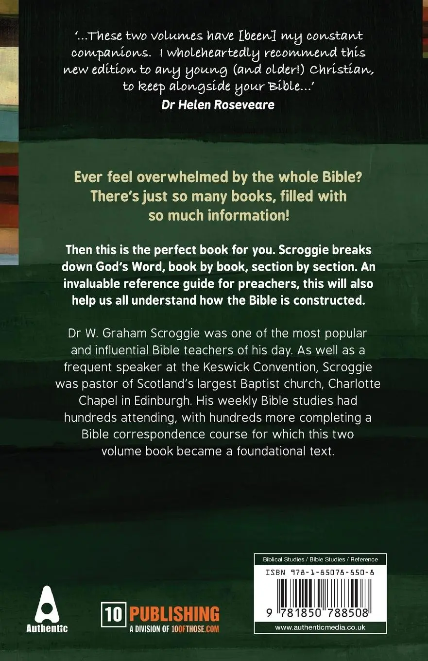 Rückseite: 9781850788508 | Know Your Bible | W Graham Scroggie | Taschenbuch | Englisch | 2009
