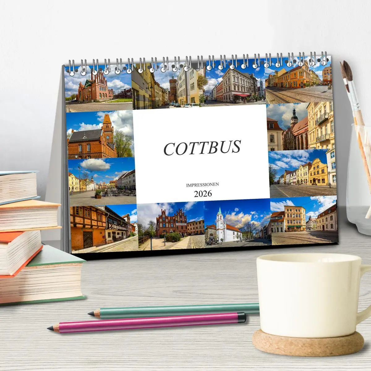 Bild: 9783457798508 | Cottbus Impressionen (Tischkalender 2026 DIN A5 quer), CALVENDO...
