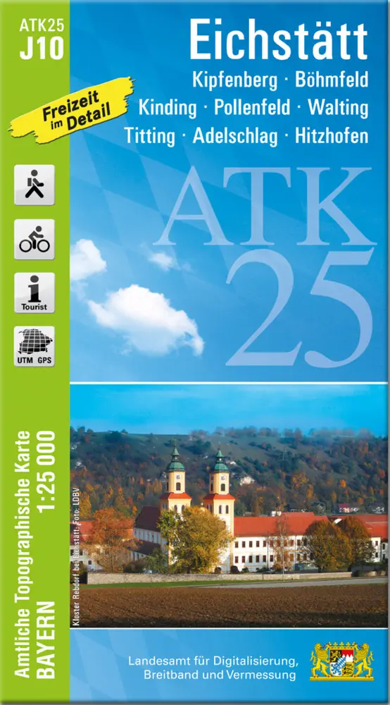 Cover: 9783899338508 | Eichstätt 1 : 25 000 | Digitalisierung | (Land-)Karte | Deutsch | 2020