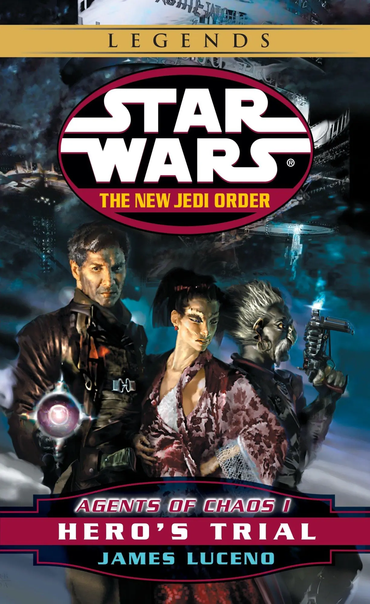 Cover: 9780345428608 | Hero's Trial | Star Wars Legends: Agents of Chaos, Book I | Luceno