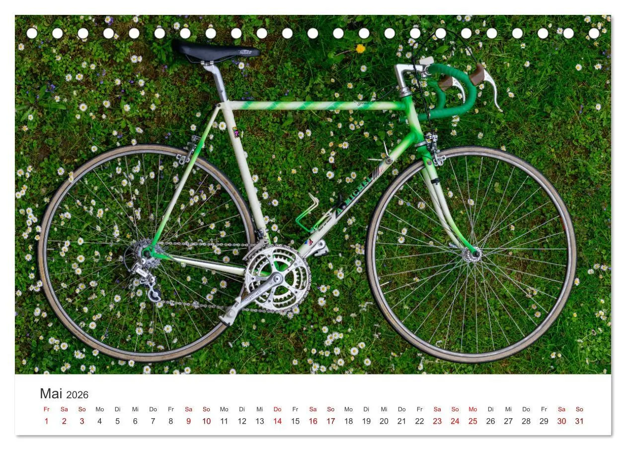 Bild: 9783457548608 | Stahlrenner - Rennrad-Klassiker aus Europa (Tischkalender 2026 DIN...