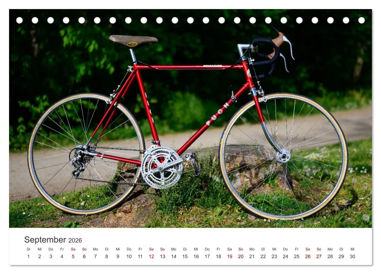 Bild: 9783457548608 | Stahlrenner - Rennrad-Klassiker aus Europa (Tischkalender 2026 DIN...