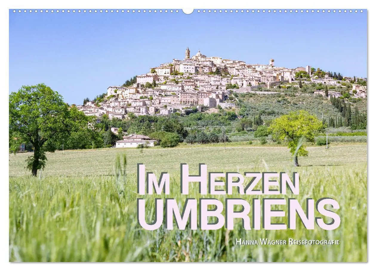 Cover: 9783457618608 | Im Herzen Umbriens (Wandkalender 2026 DIN A2 quer), CALVENDO...