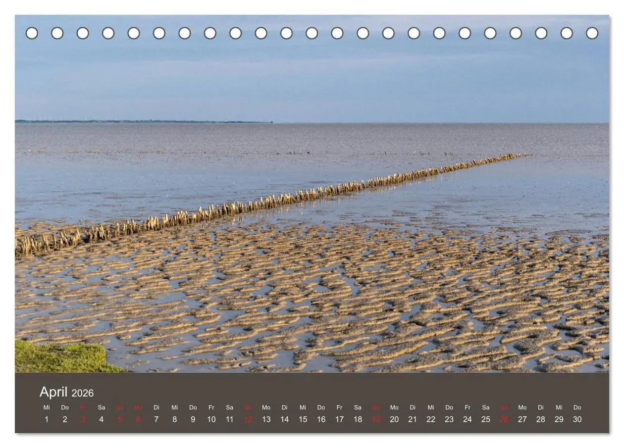 Bild: 9783457788608 | Römö - Wasser, Wind und endloser Strand (Tischkalender 2026 DIN A5...