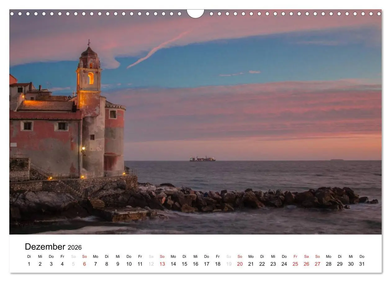 Bild: 9783516018608 | Blick auf die Ligurische Küste (Wandkalender 2026 DIN A3 quer),...