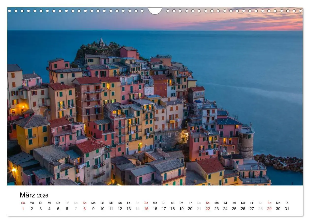 Bild: 9783516018608 | Blick auf die Ligurische Küste (Wandkalender 2026 DIN A3 quer),...