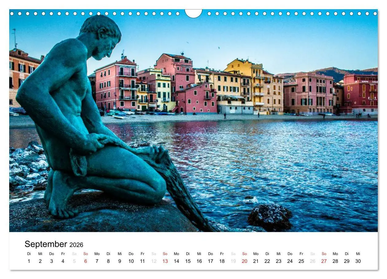 Bild: 9783516018608 | Blick auf die Ligurische Küste (Wandkalender 2026 DIN A3 quer),...