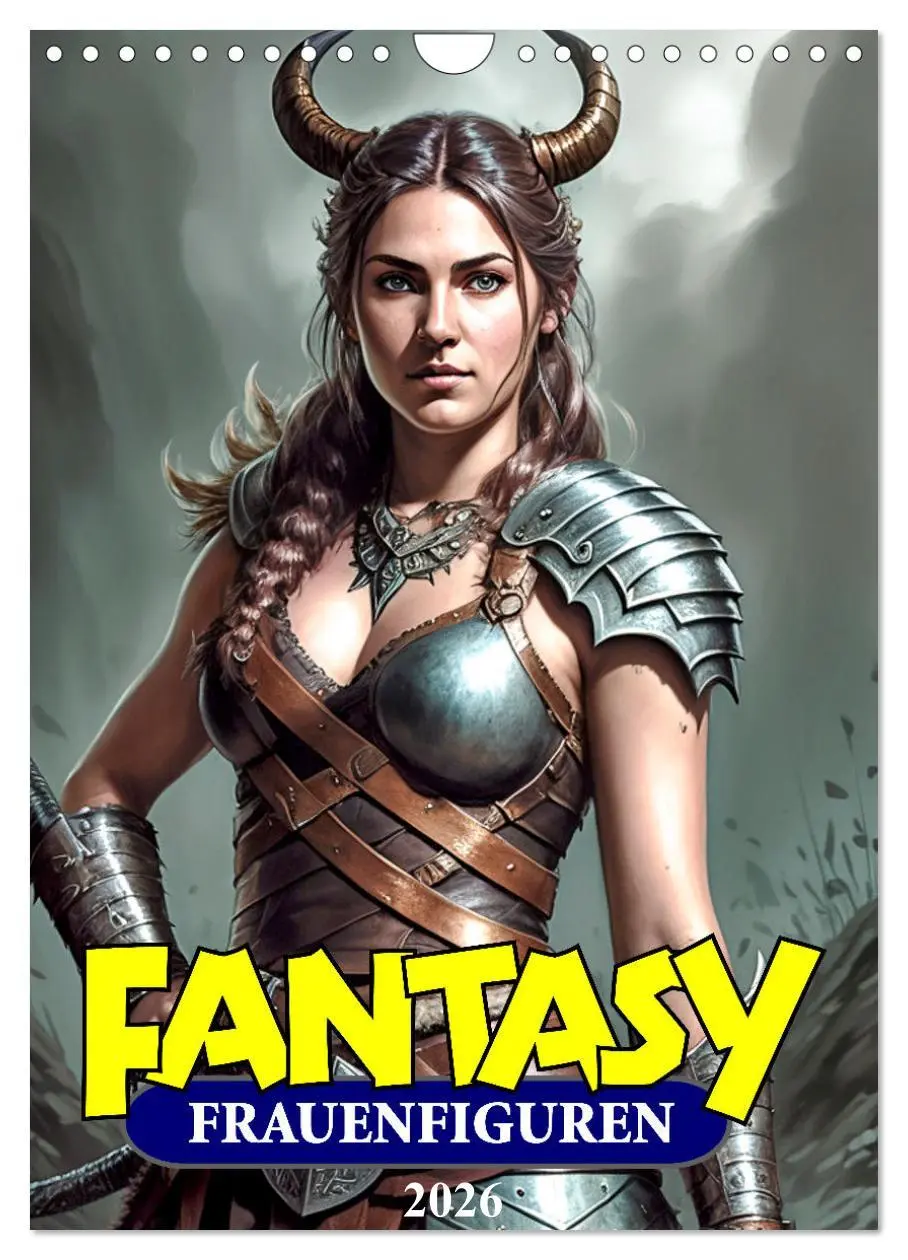 Cover: 9783516258608 | Fantasy-Frauenfiguren (Wandkalender 2026 DIN A4 hoch), CALVENDO...