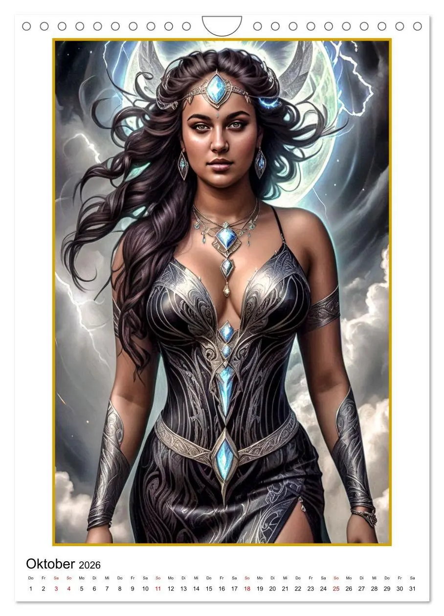 Bild: 9783516258608 | Fantasy-Frauenfiguren (Wandkalender 2026 DIN A4 hoch), CALVENDO...
