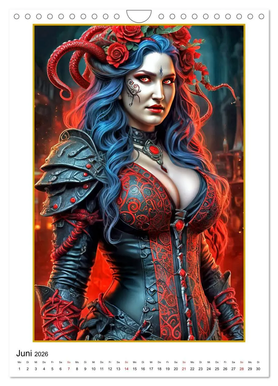 Bild: 9783516258608 | Fantasy-Frauenfiguren (Wandkalender 2026 DIN A4 hoch), CALVENDO...