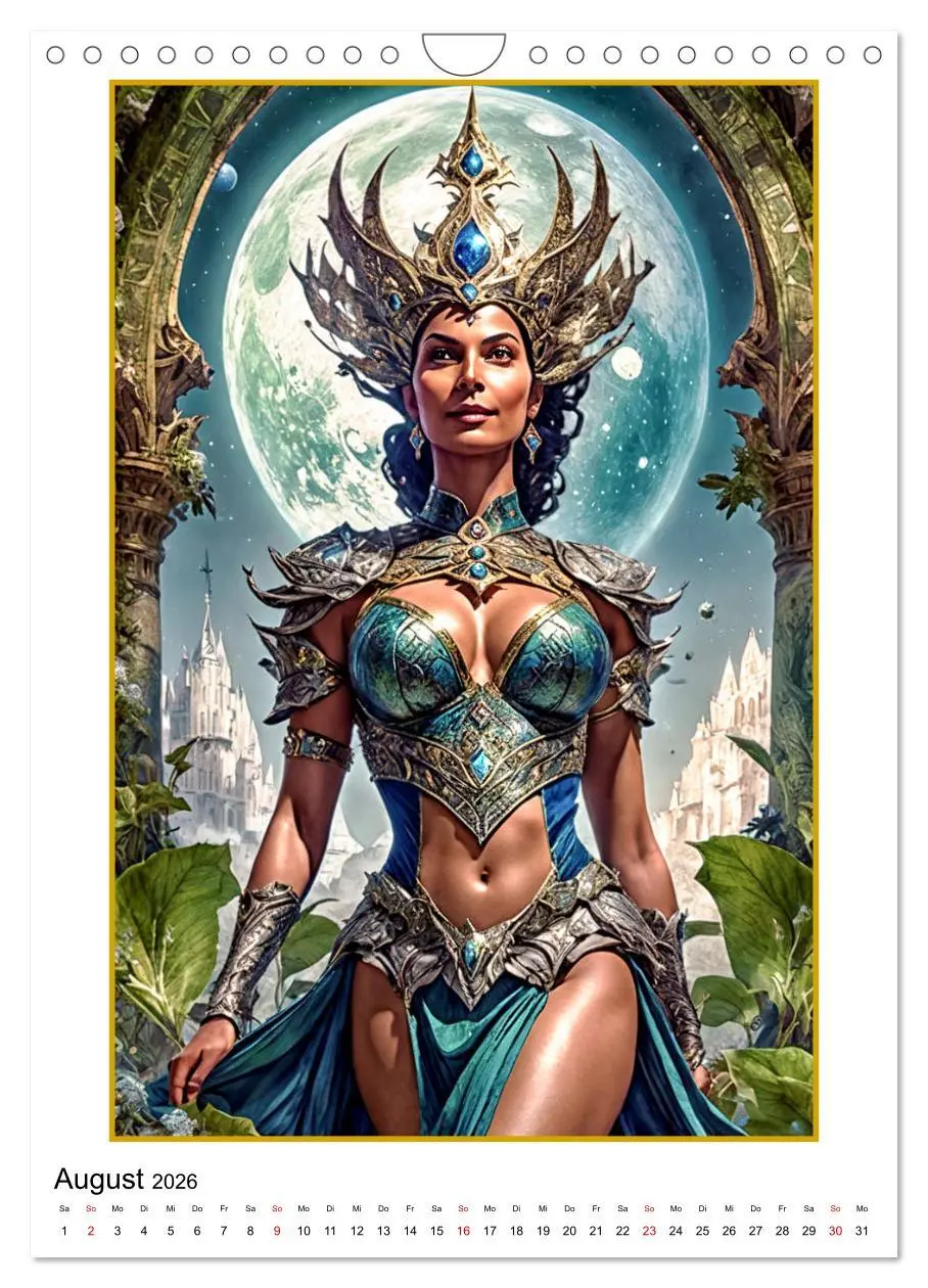 Bild: 9783516258608 | Fantasy-Frauenfiguren (Wandkalender 2026 DIN A4 hoch), CALVENDO...