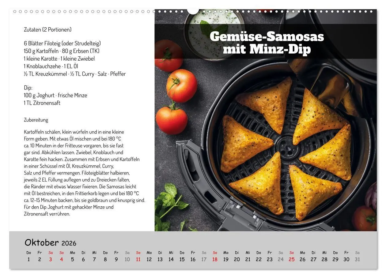 Bild: 9783516708608 | Rezepte für die Heißluftfritteuse - vegetarisch, schnell und...
