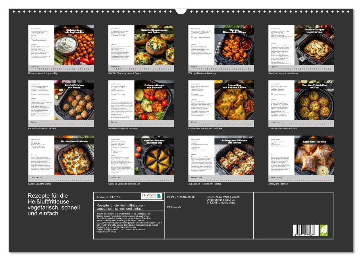 Bild: 9783516708608 | Rezepte für die Heißluftfritteuse - vegetarisch, schnell und...