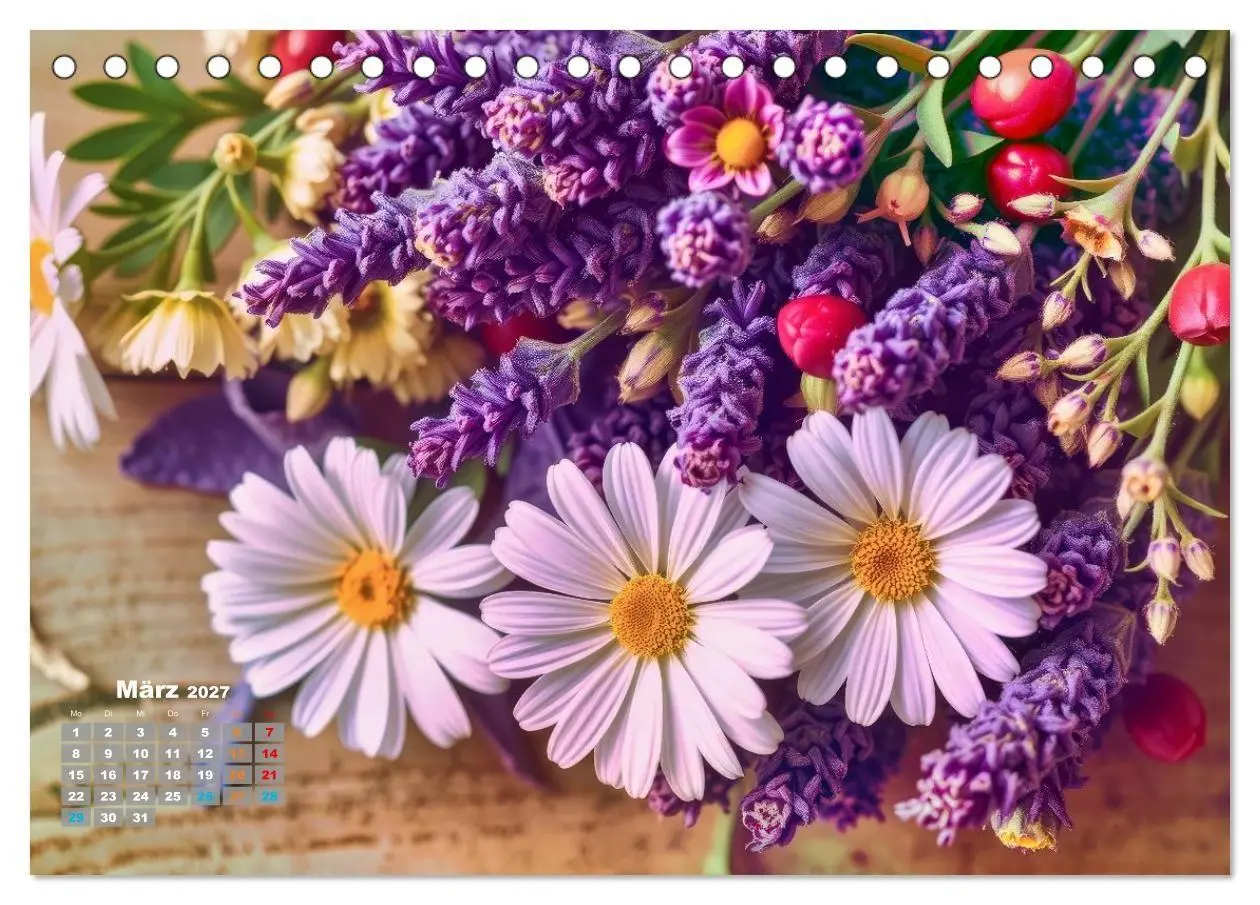 Bild: 9783516878608 | Lavendel für deine Sinne (Tischkalender 2027 DIN A5 quer), CALVENDO...