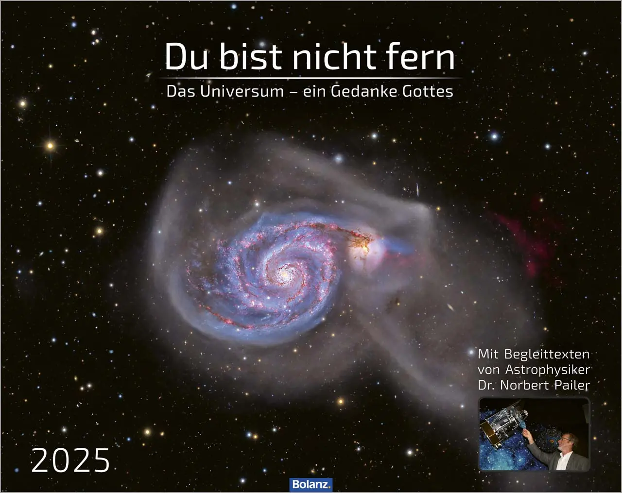 Cover: 9783866038608 | Du bist nicht fern 2025 - Wandkalender | Norbert Pailer | Sonstiges