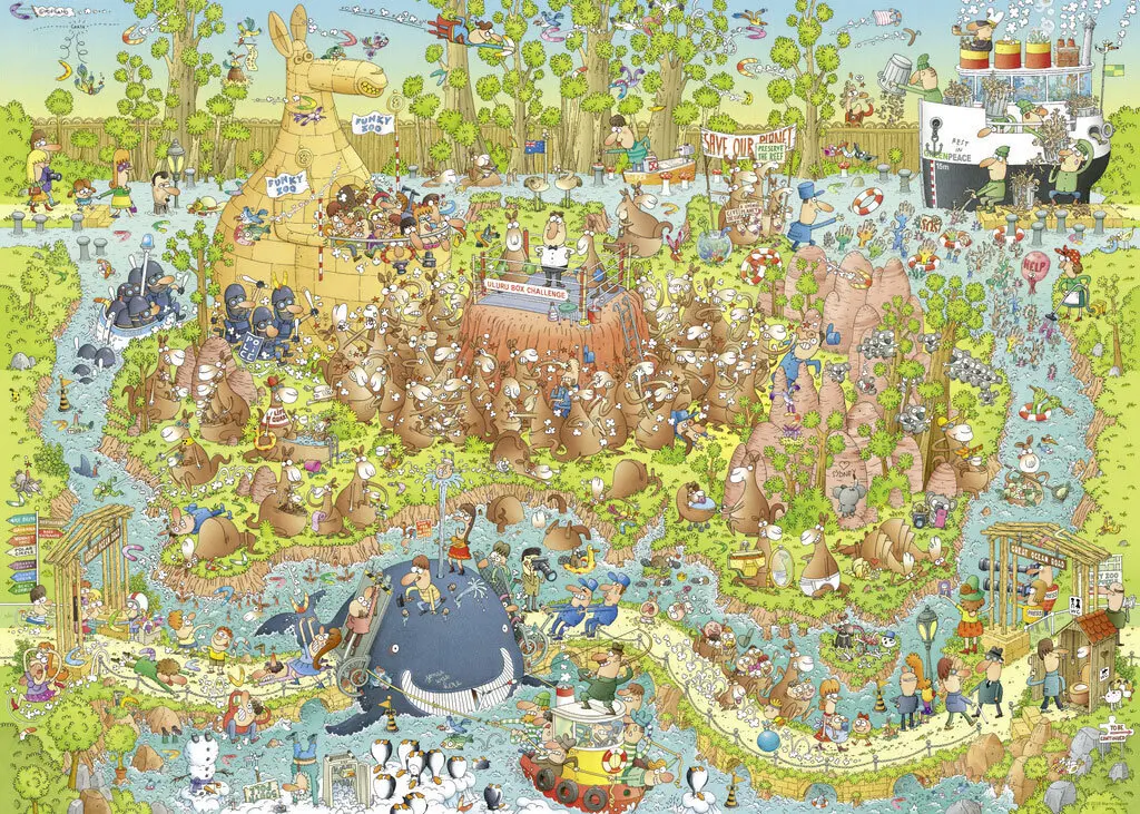 Bild: 4001689298708 | Australian Habitat (Puzzle) | Spiel | In Spielebox | 29870 | Deutsch