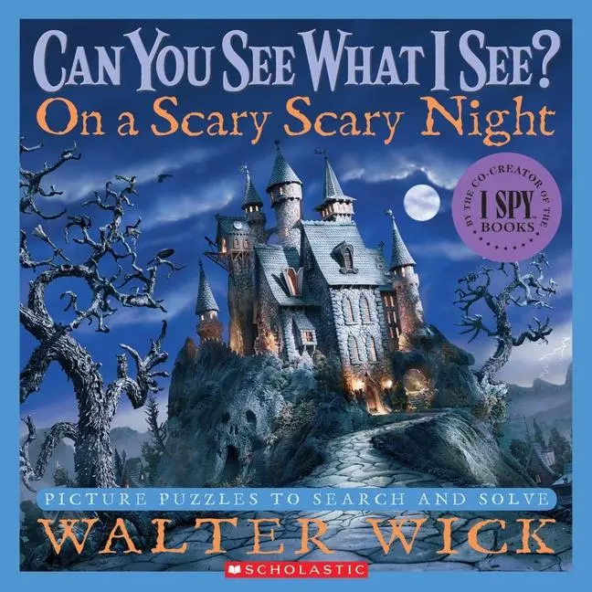 Cover: 9780439708708 | Can You See What I See? on a Scary Scary Night: Picture Puzzles to...