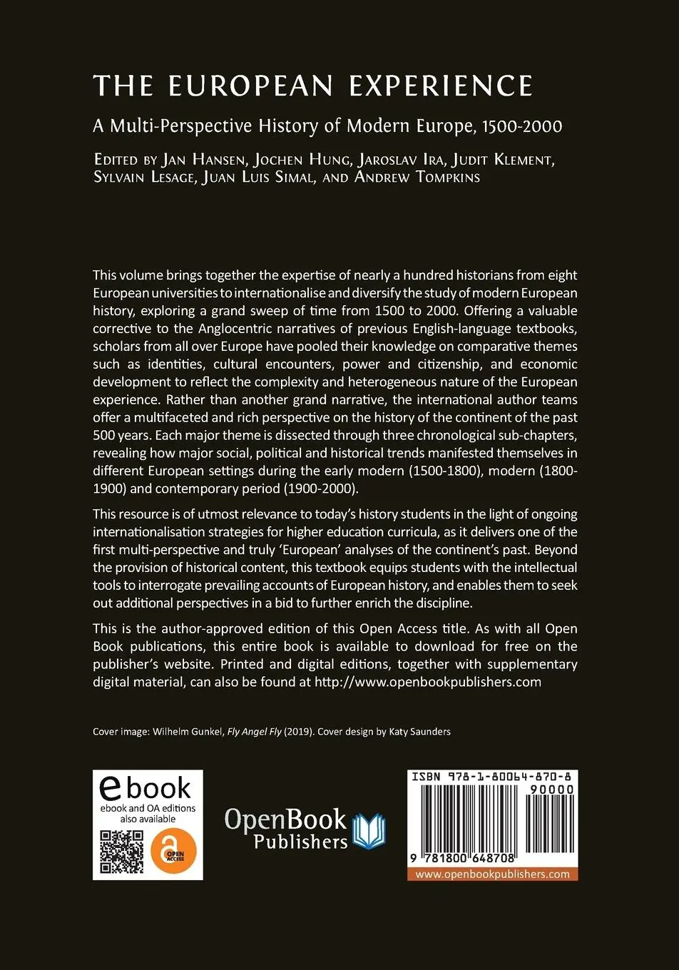 Rückseite: 9781800648708 | The European Experience | Jan Hansen (u. a.) | Taschenbuch | Englisch