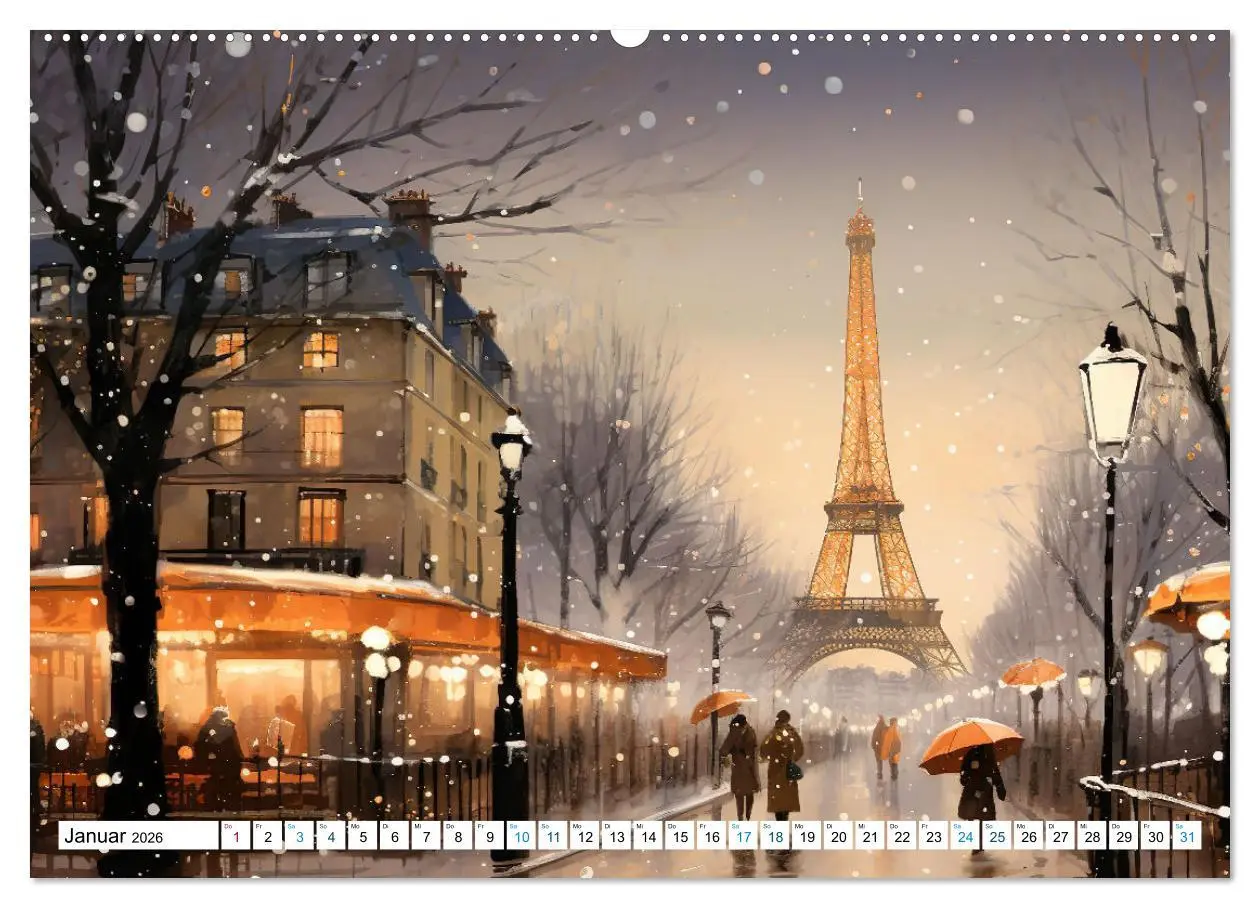 Bild: 9783457398708 | Eiffelturm: Kreativ anders (Wandkalender 2026 DIN A2 quer),...