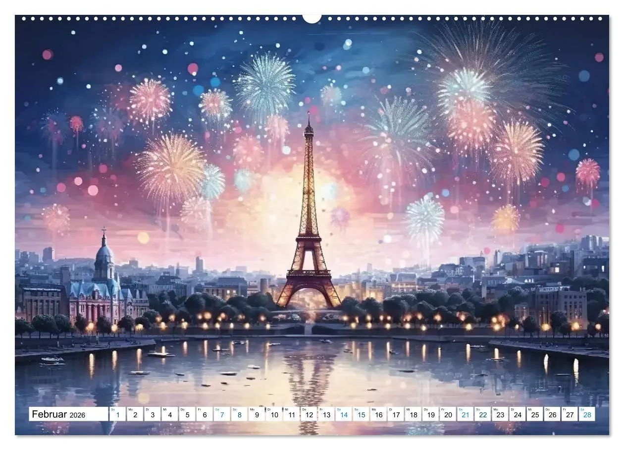 Bild: 9783457398708 | Eiffelturm: Kreativ anders (Wandkalender 2026 DIN A2 quer),...