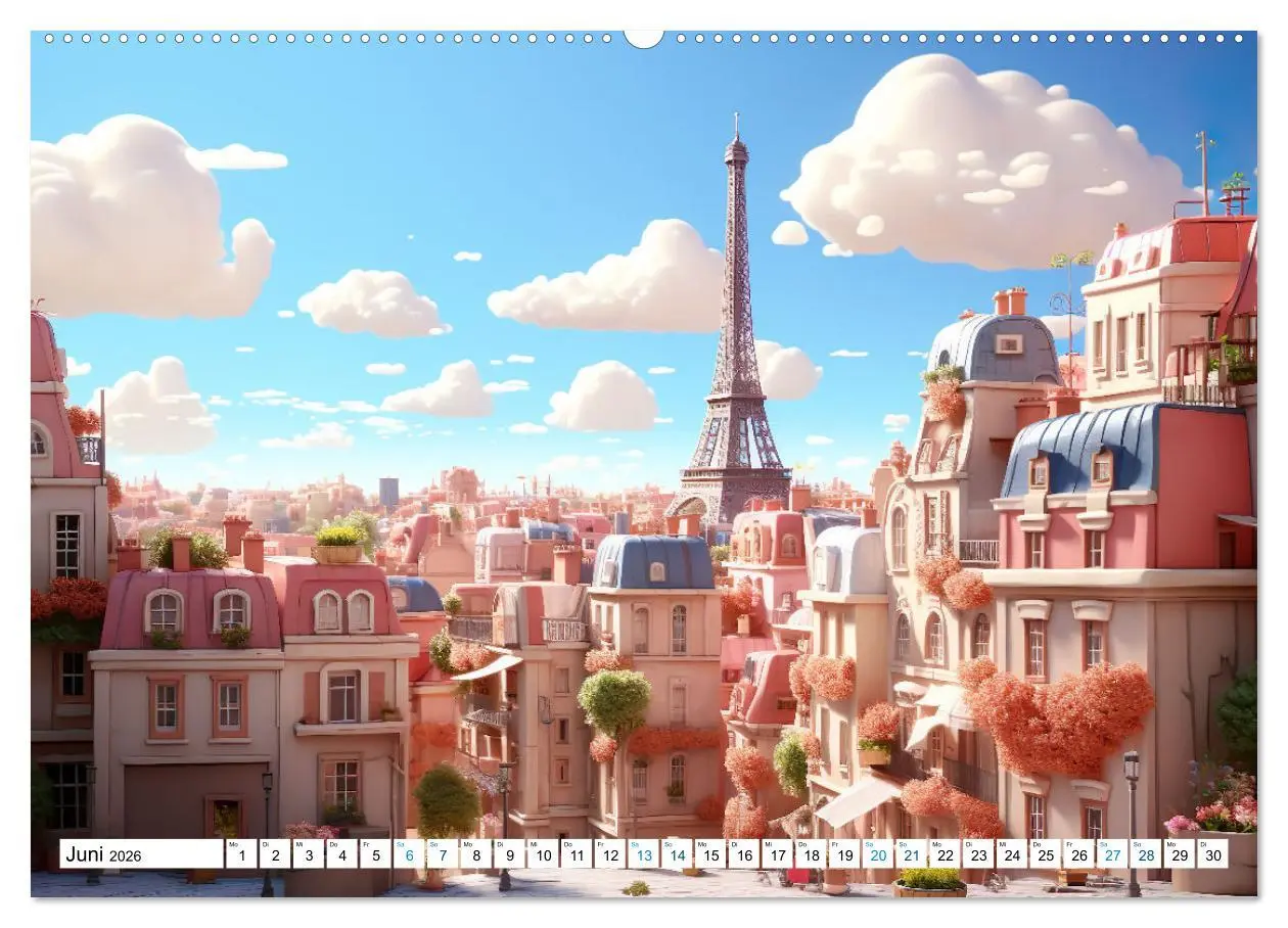 Bild: 9783457398708 | Eiffelturm: Kreativ anders (Wandkalender 2026 DIN A2 quer),...