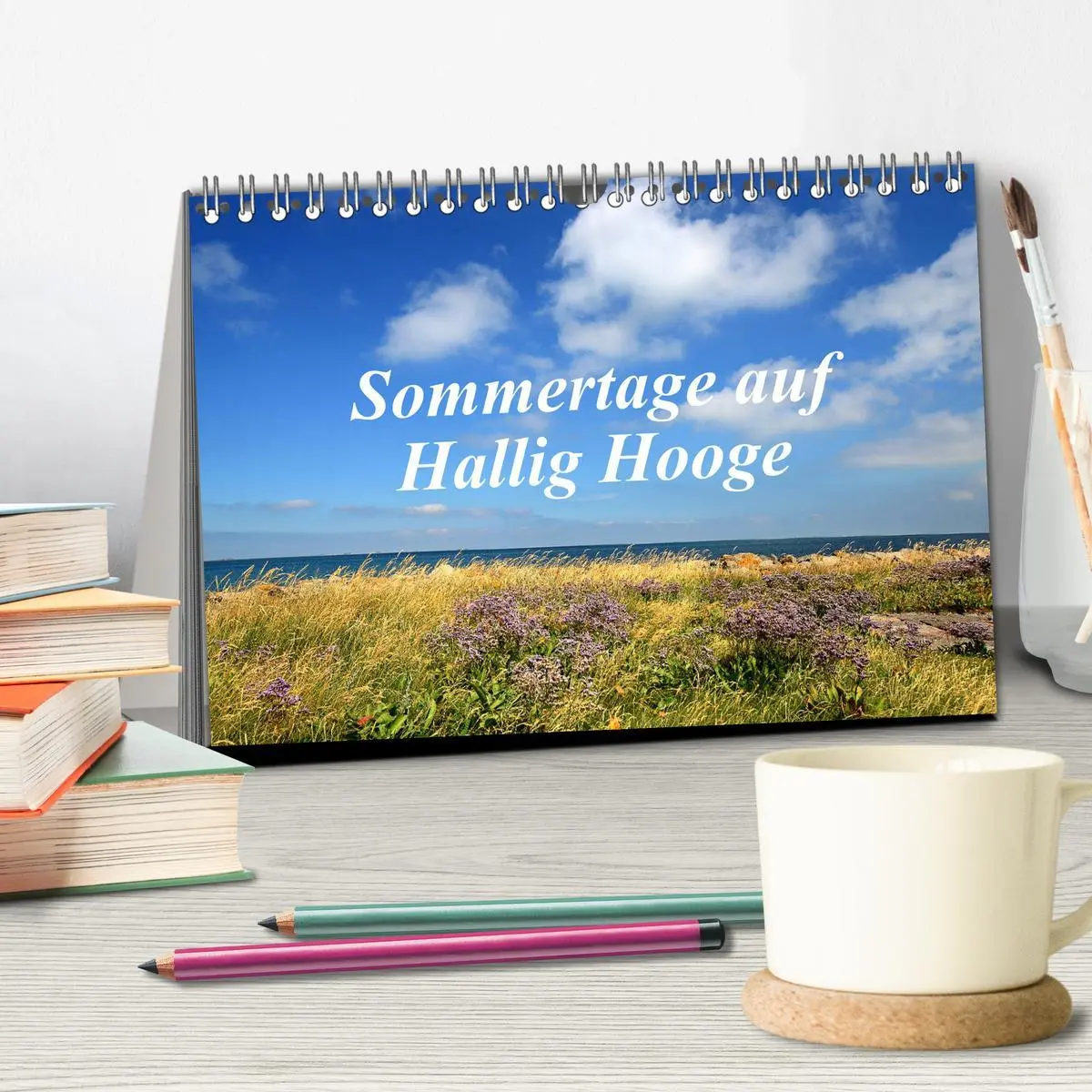 Bild: 9783457918708 | Sommertage auf Hallig Hooge (Tischkalender 2026 DIN A5 quer),...