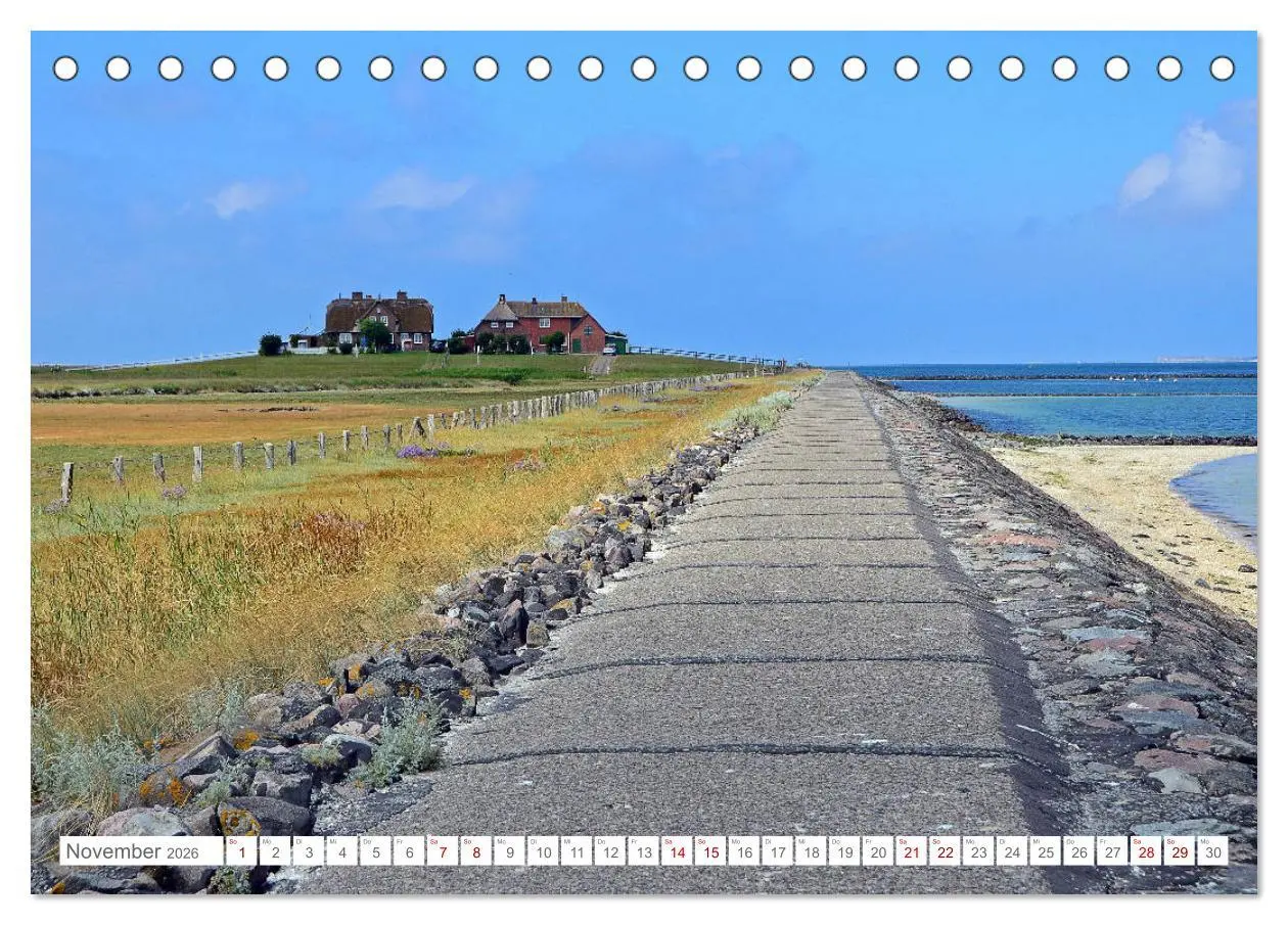 Bild: 9783457918708 | Sommertage auf Hallig Hooge (Tischkalender 2026 DIN A5 quer),...