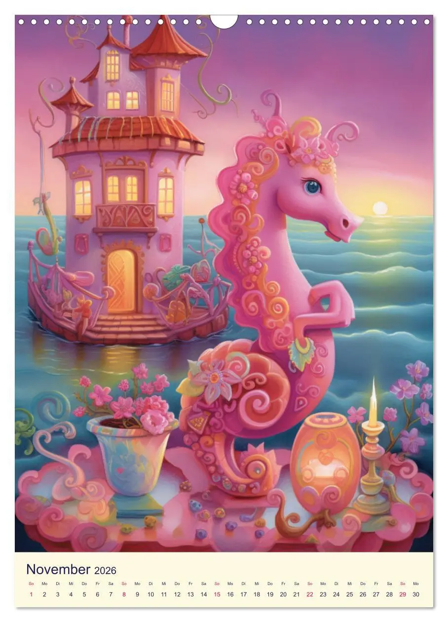 Bild: 9783516318708 | Rosa Traumland. Zauberhafte Wunderwelt (Wandkalender 2026 DIN A3...