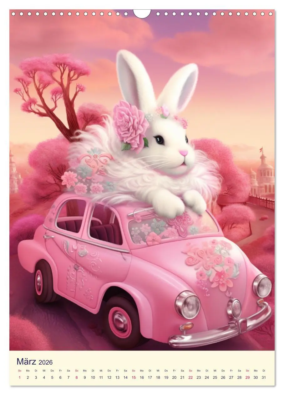 Bild: 9783516318708 | Rosa Traumland. Zauberhafte Wunderwelt (Wandkalender 2026 DIN A3...