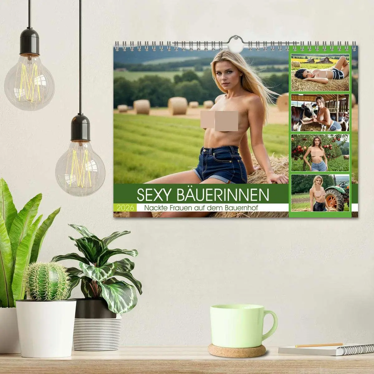 Bild: 9783516628708 | Sexy Bäuerinnen - Nackte Frauen auf dem Bauernhof (Wandkalender...
