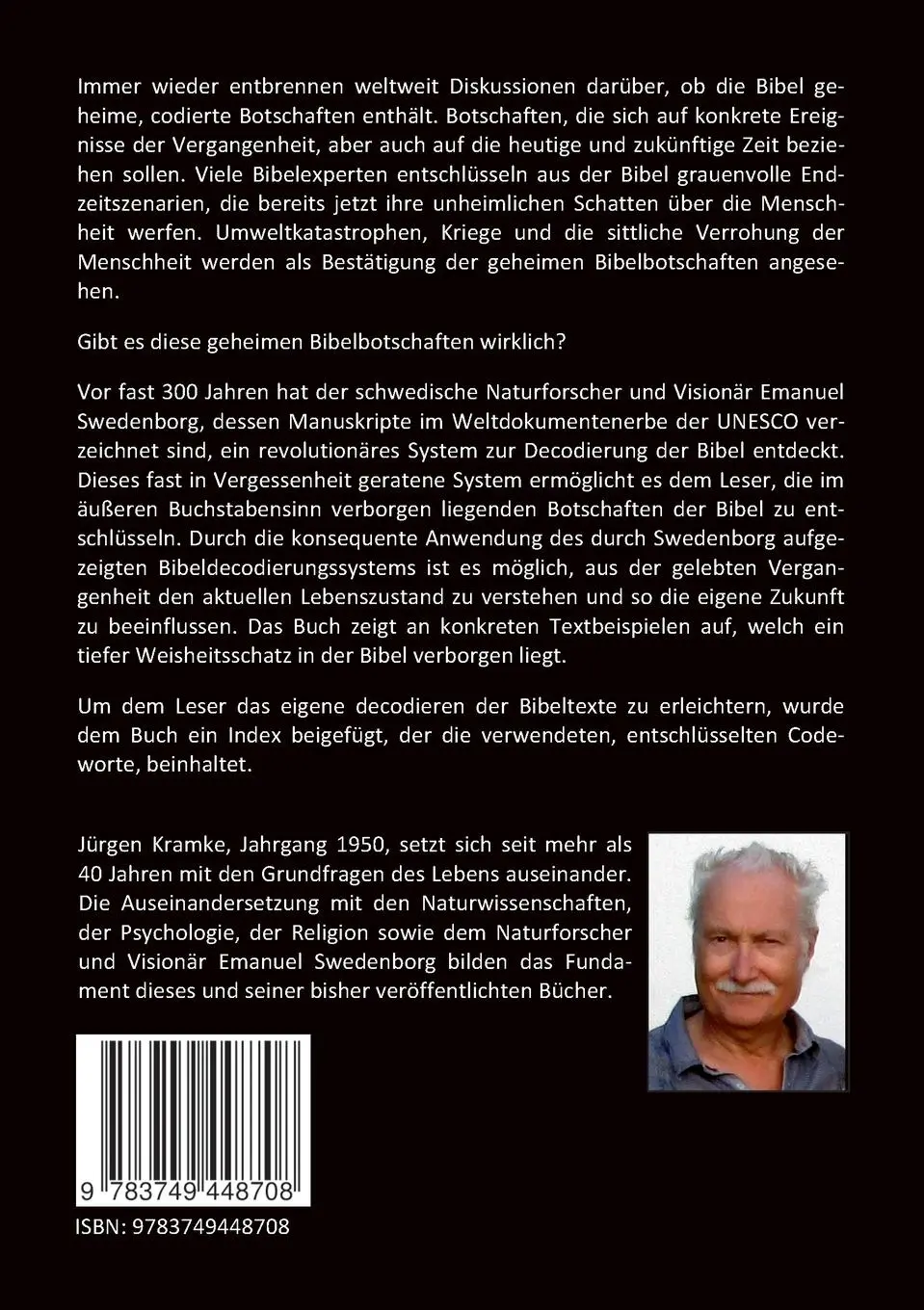 Rückseite: 9783749448708 | Geheimsache Bibel | Der Schlüssel zum biblischen Geheimcode | Kramke