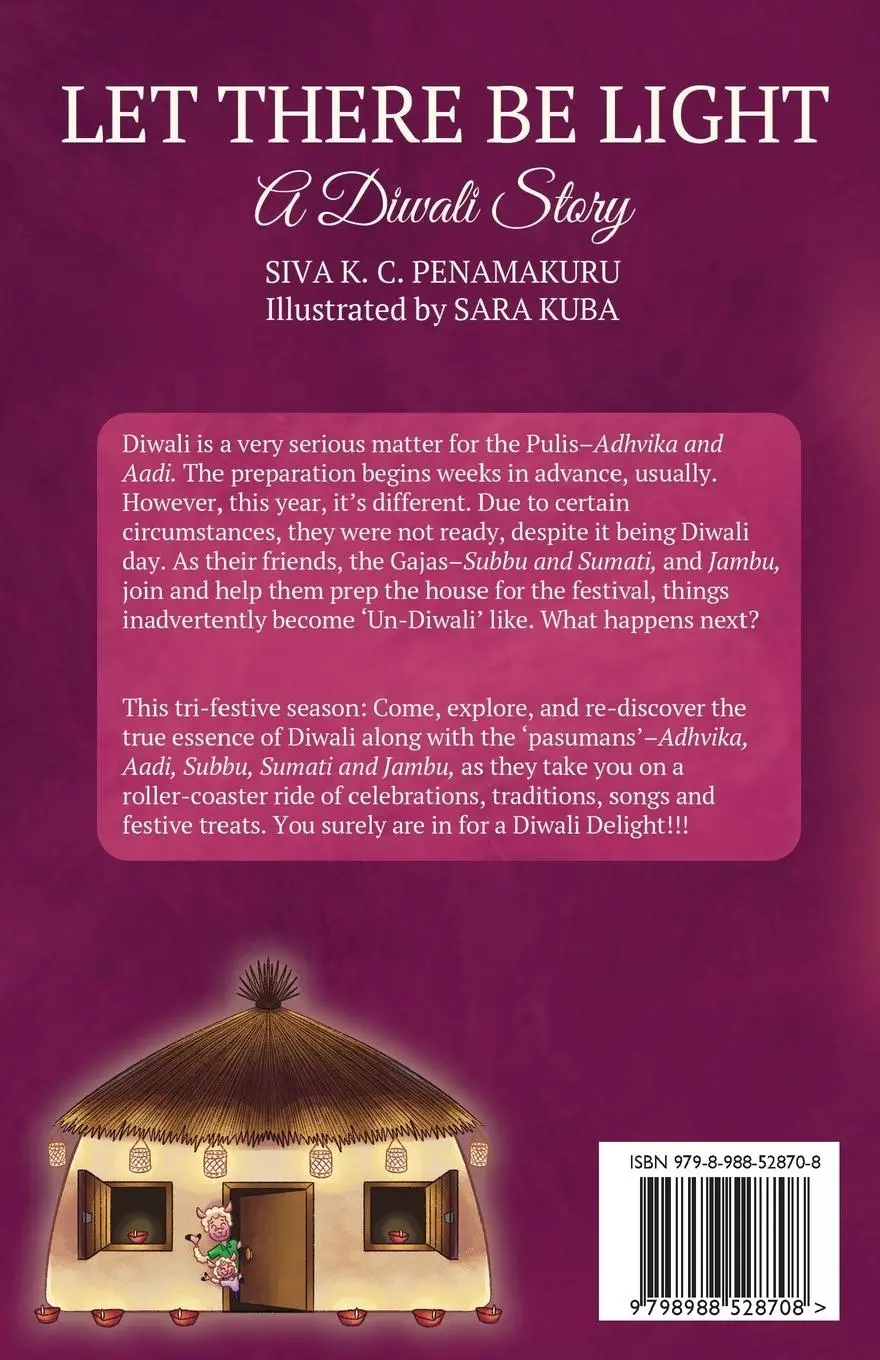 Rückseite: 9798988528708 | LET THERE BE LIGHT - A Diwali Story | Siva K. C. Penamakuru | Buch