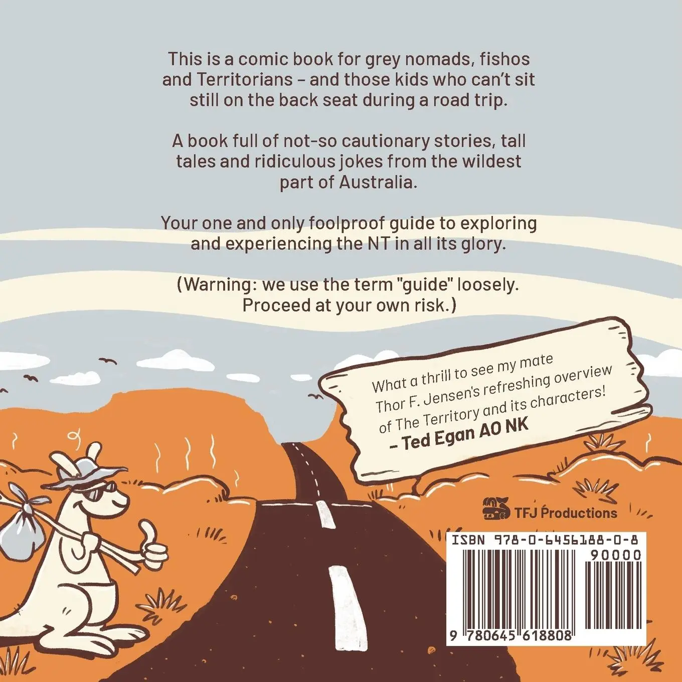 Rückseite: 9780645618808 | The Comic Guide to the Northern Territory | Thor F. Jensen | Buch