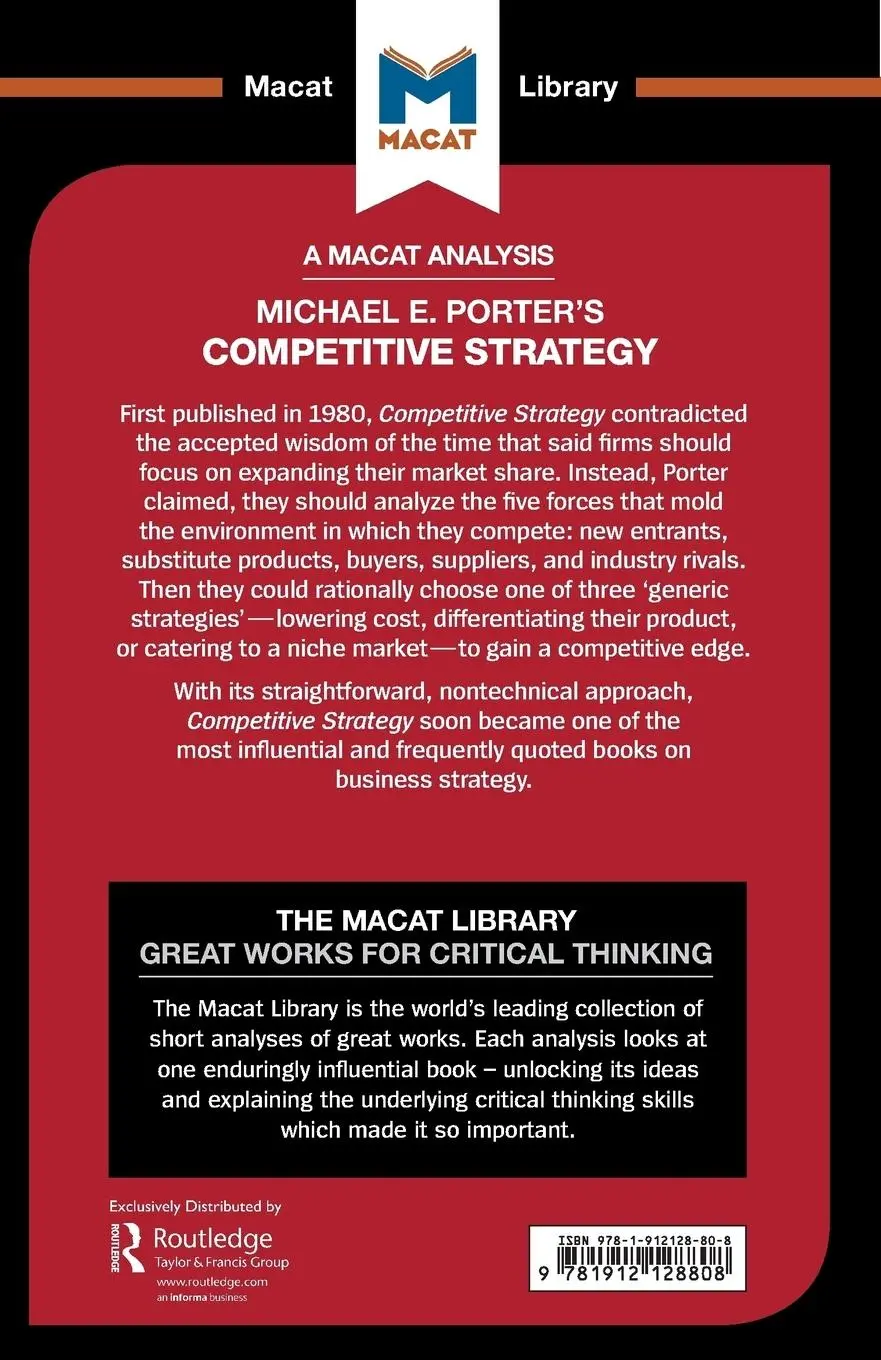 Rückseite: 9781912128808 | An Analysis of Michael E. Porter's Competitive Strategy | Belton