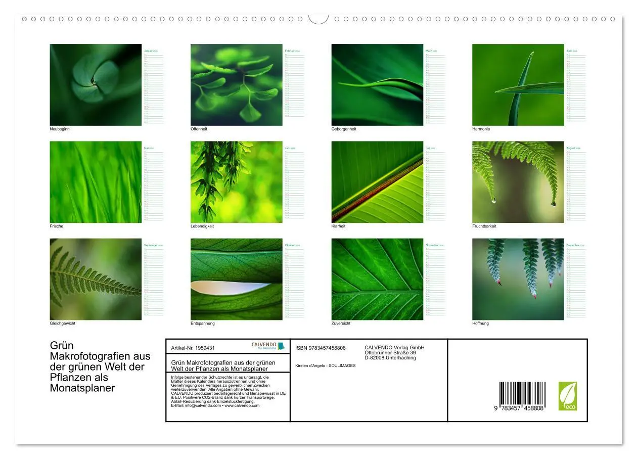 Bild: 9783457458808 | Grün Makrofotografien aus der grünen Welt der Pflanzen als...