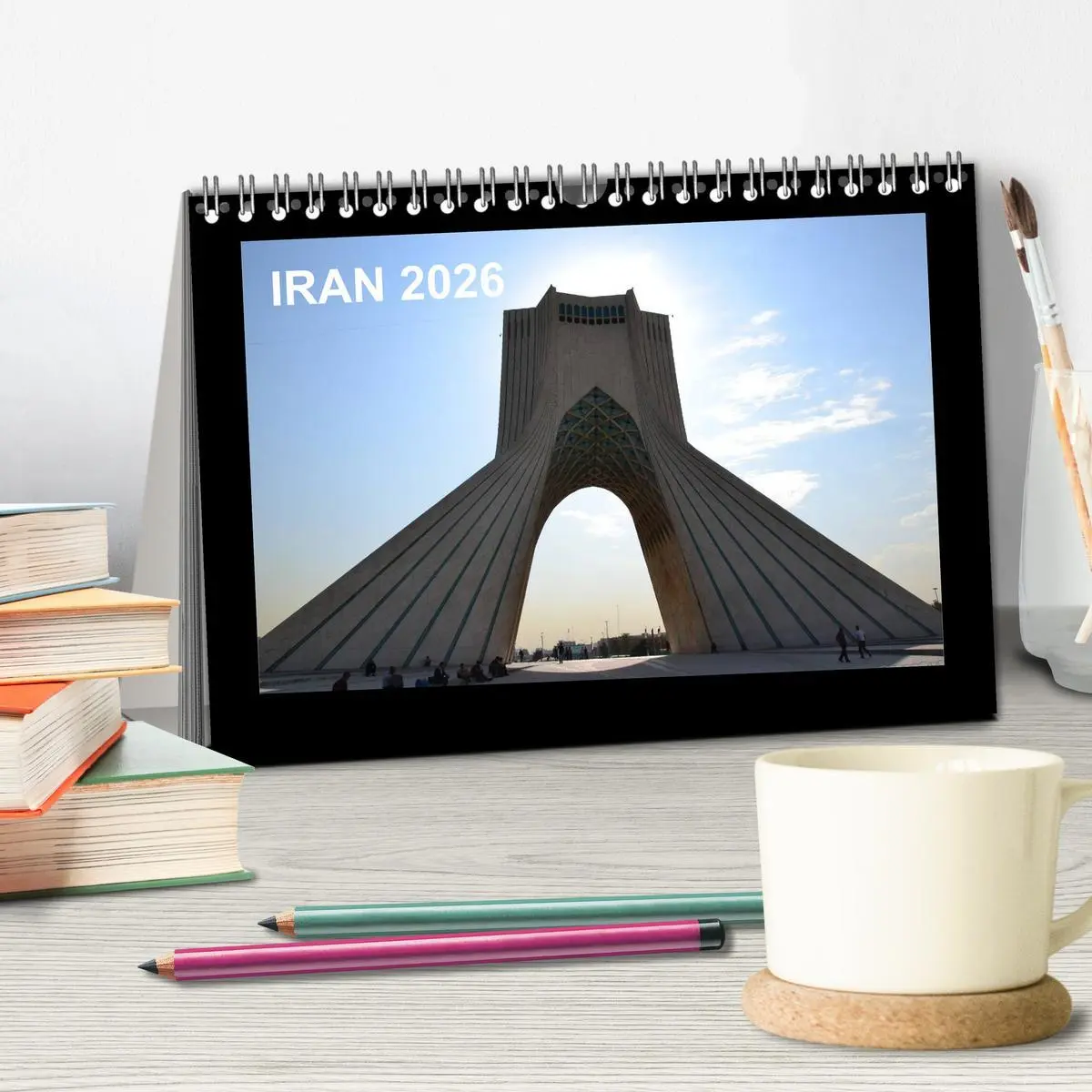 Bild: 9783516168808 | IRAN 2026 (Tischkalender 2026 DIN A5 quer), CALVENDO Monatskalender